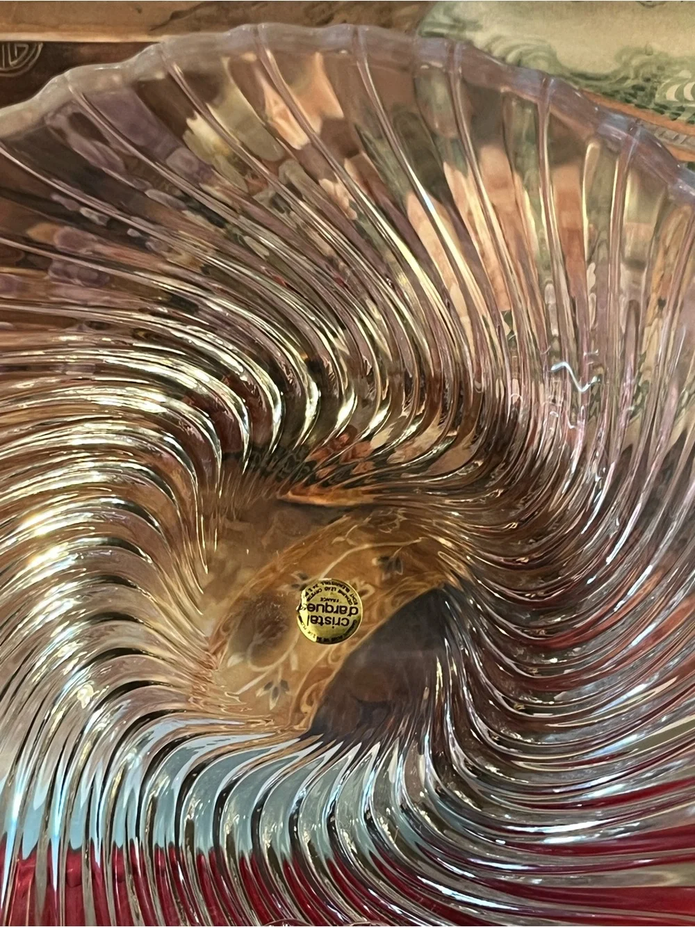 Cristal de’ Arques Soleil new salad bowl and salad plates